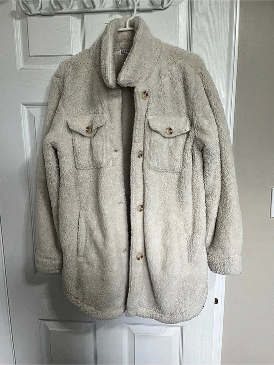 PJ Salvage Jackets & Blazers - Teddy Jacket in Cream Like New